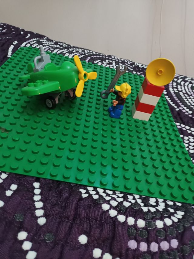 Lego Duplo avioneta con muñeco 14 piezas