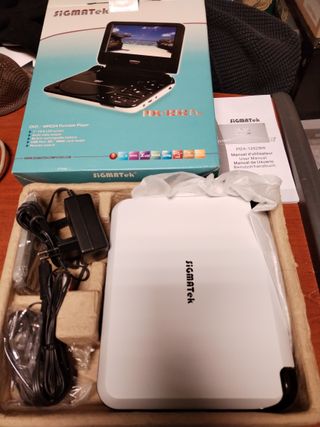 DVD Portátil-casa/coche/etc-Sigmatek PDX-1282