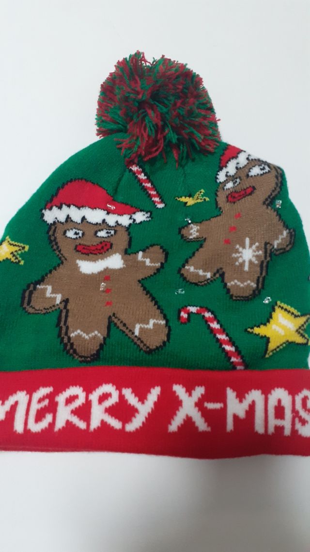 Gorro navidad luces