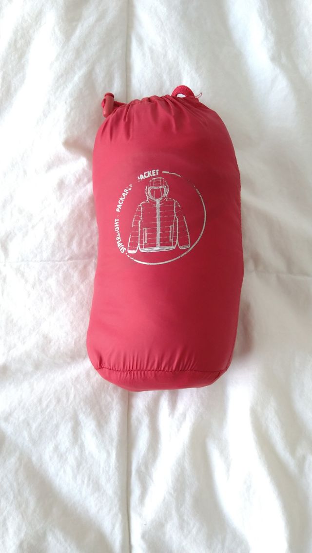 Abrigo plumas niño niña plegable