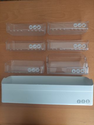 Cajones y baldas LG-389SQA Frigorífico-Congelador