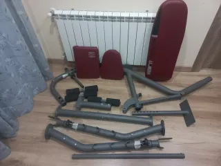 PRESS BANCA DE MUSCULACIÓN CON SOPORTES EXTRA