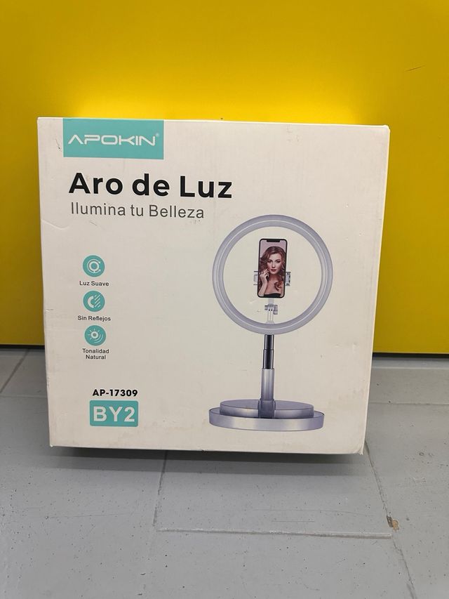 Aro de luz de escritorio