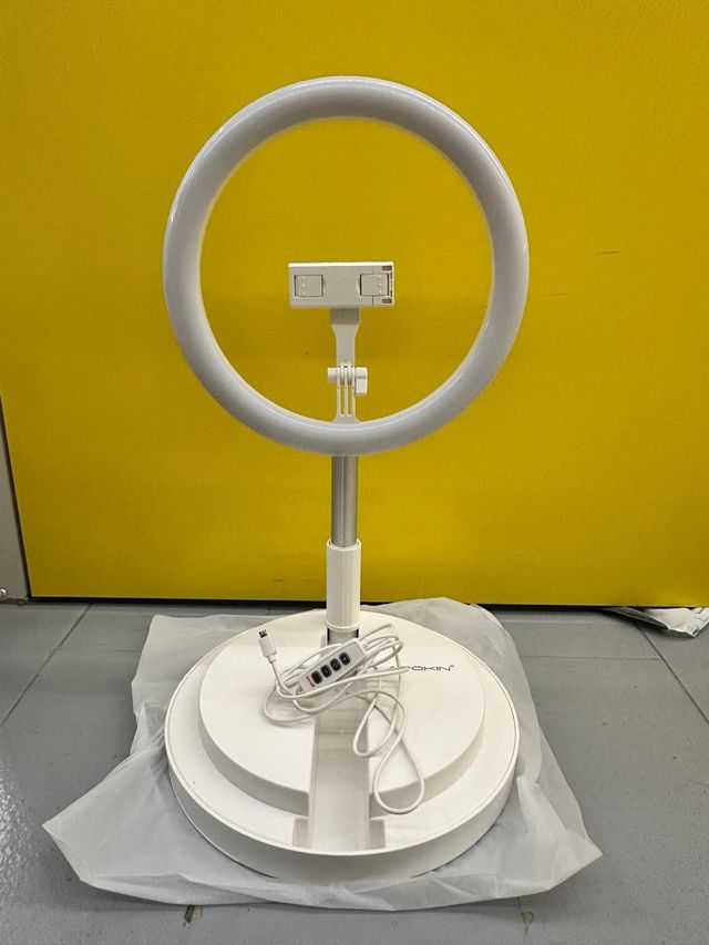 Aro de luz de escritorio