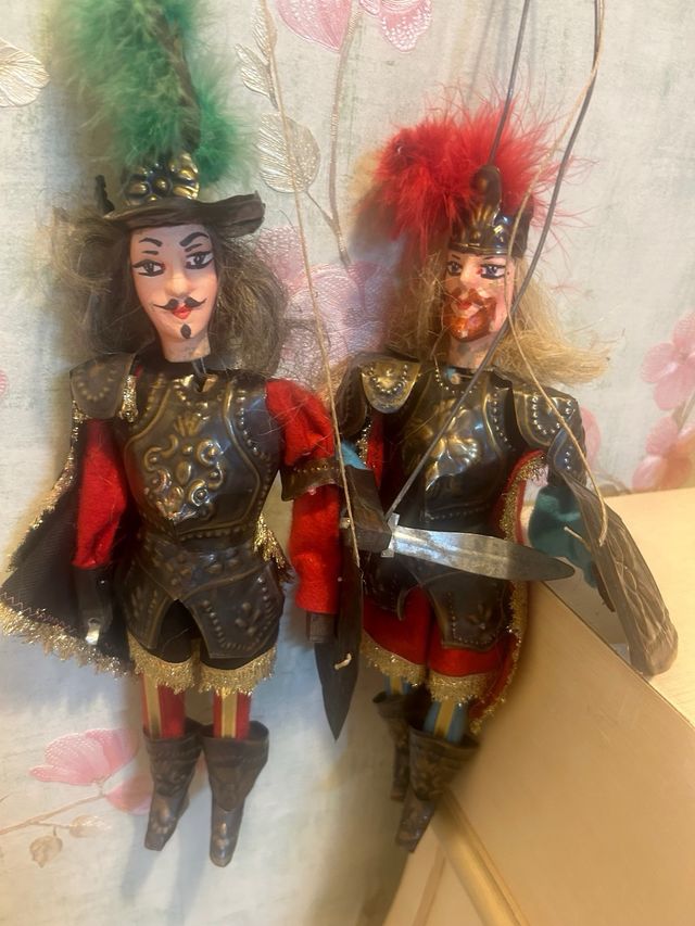 Marionetas antiguas madera Pupi Siciliana