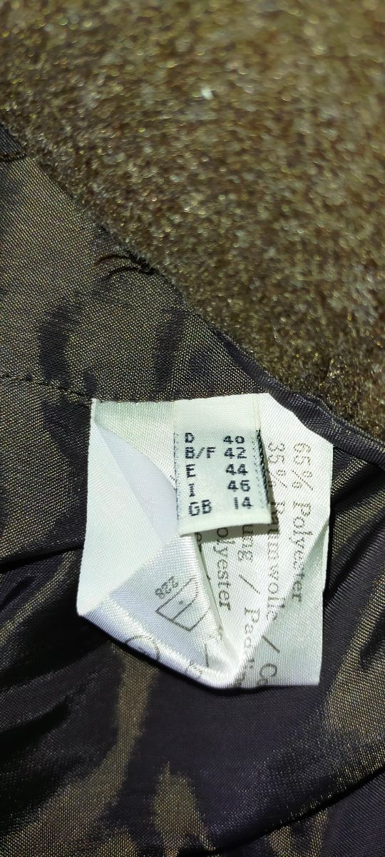 Gabardina/Trench larga mujer vintage