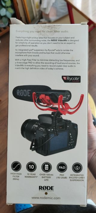 Micrófono de cañón Rode videomic