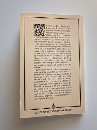 Libro "La Cocina de los Conventos" - Academia