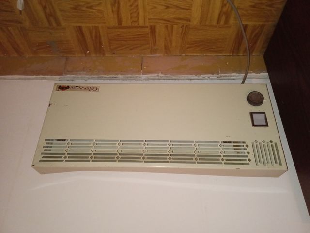 Calefactor eléctrico.