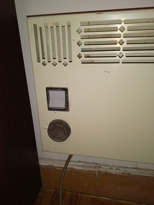 Calefactor eléctrico.