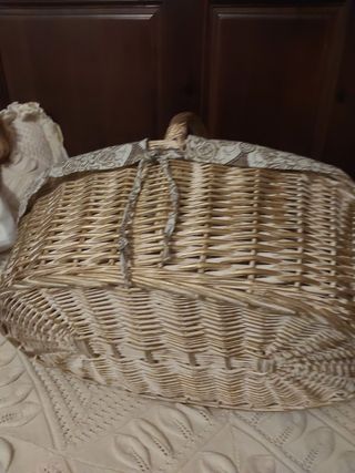 Canasto grande de mimbre