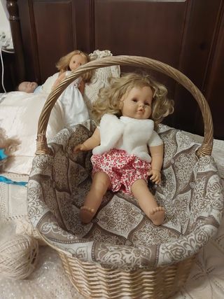 Canasto grande de mimbre