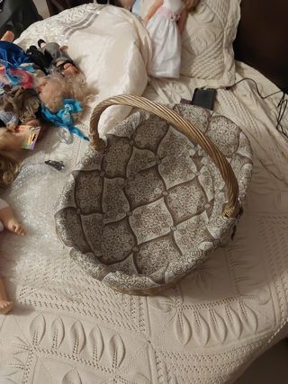 Canasto grande de mimbre