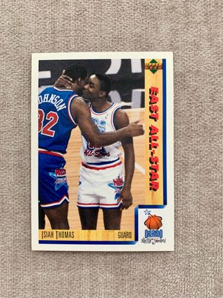 Carta NBA Isiah Thomas All Star Upper Deck 91-92