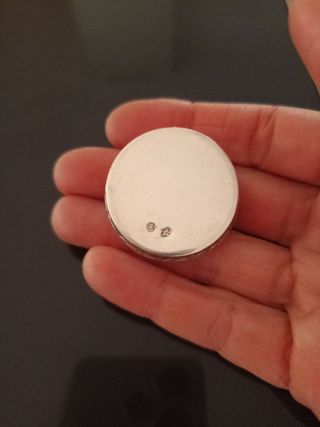 Cajita de plata labrada
