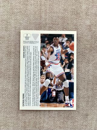 Carta NBA Patrick Ewing All Star Upper Deck 91-92