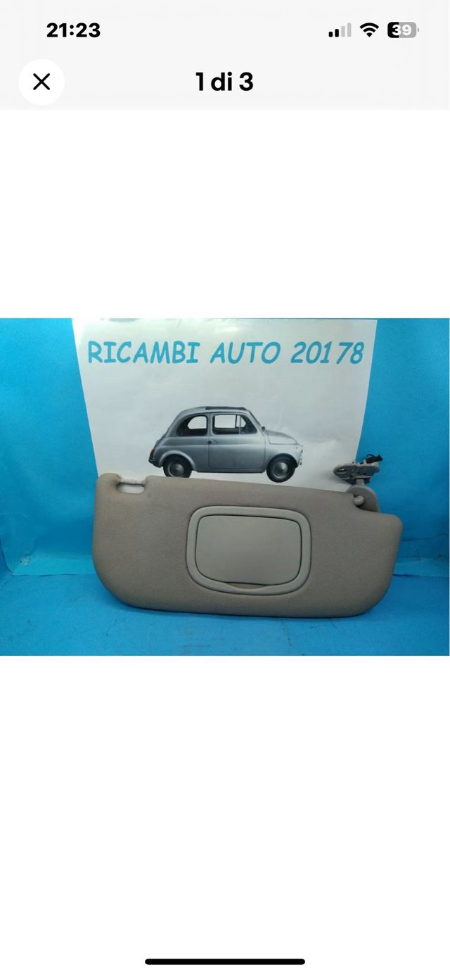 ALETTA PATASOLE DESTRO ALFA 147 CON LUCE