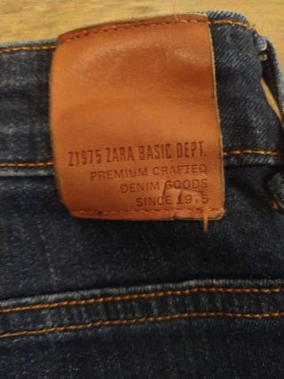 Pantalón vaquero Zara Basic Z1975 Denim