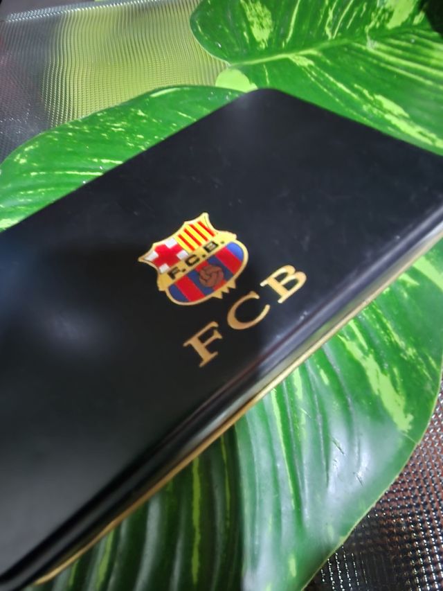 Caja de metal pañuelos Guasch del Barça