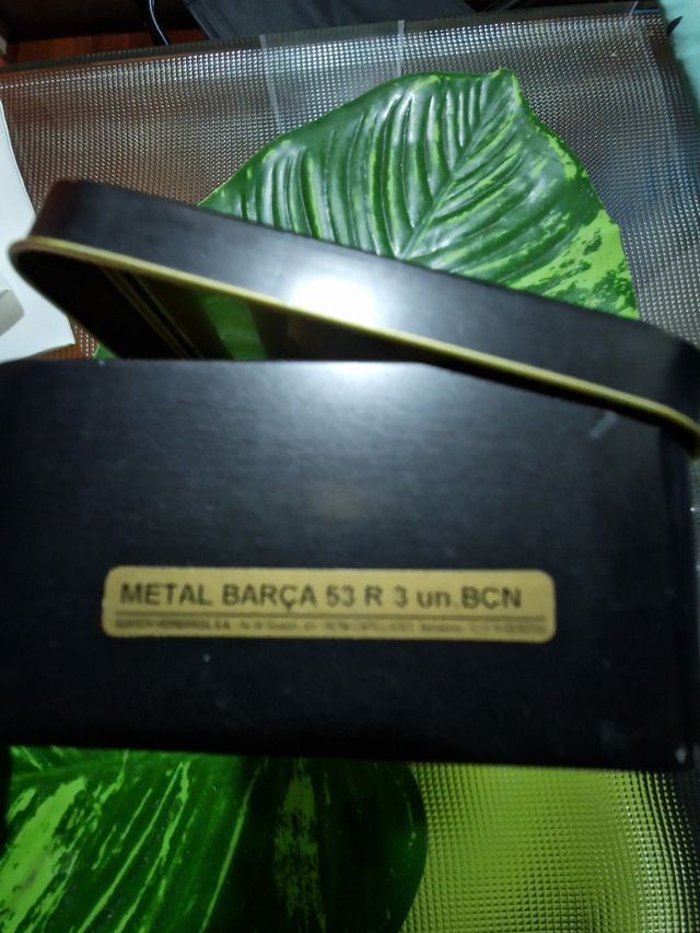 Caja de metal pañuelos Guasch del Barça