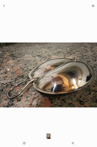 Hoja de alpaca con sello de contraste,en rebajas