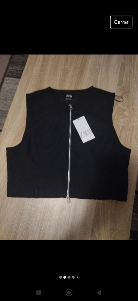 Chaleco mujer de Zara