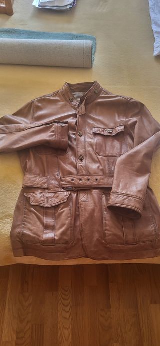 Cazadora piel hombre 