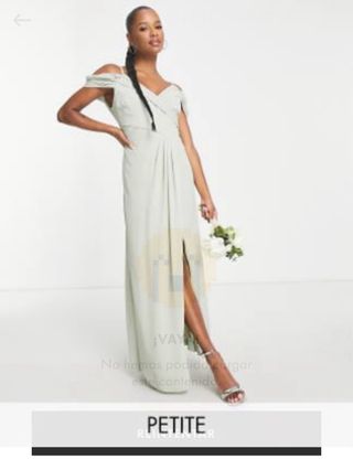 Abito da damigella verde, abito da cerimonia