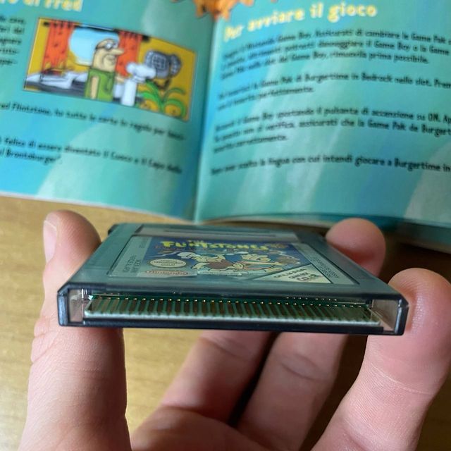 The Flintstones Burgertime In Bedrock Game Boy