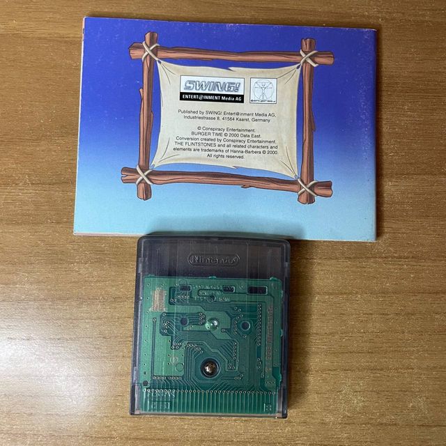 The Flintstones Burgertime In Bedrock Game Boy