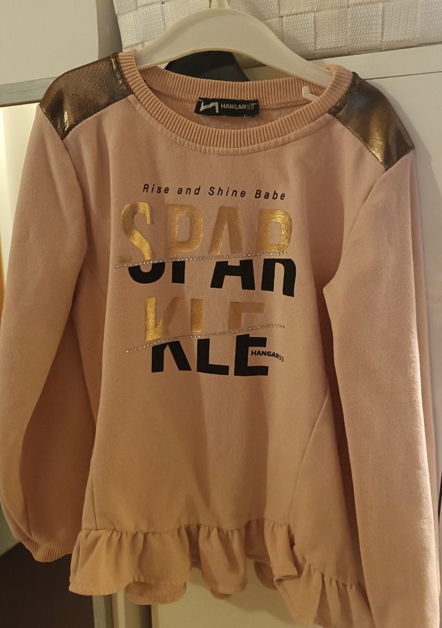 Felpa Hangar93 bimba 4 anni