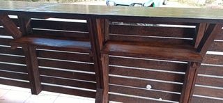 Barra de bar rustica