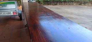 Barra de bar rustica