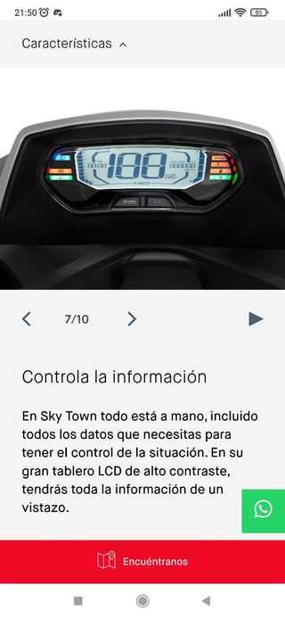 Kymco Sky town125 ABS