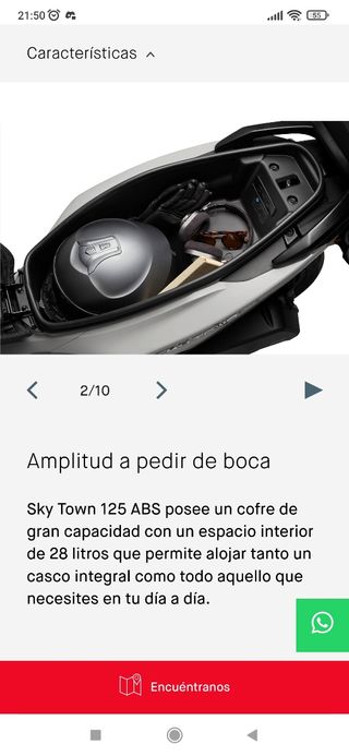 Kymco Sky town125 ABS