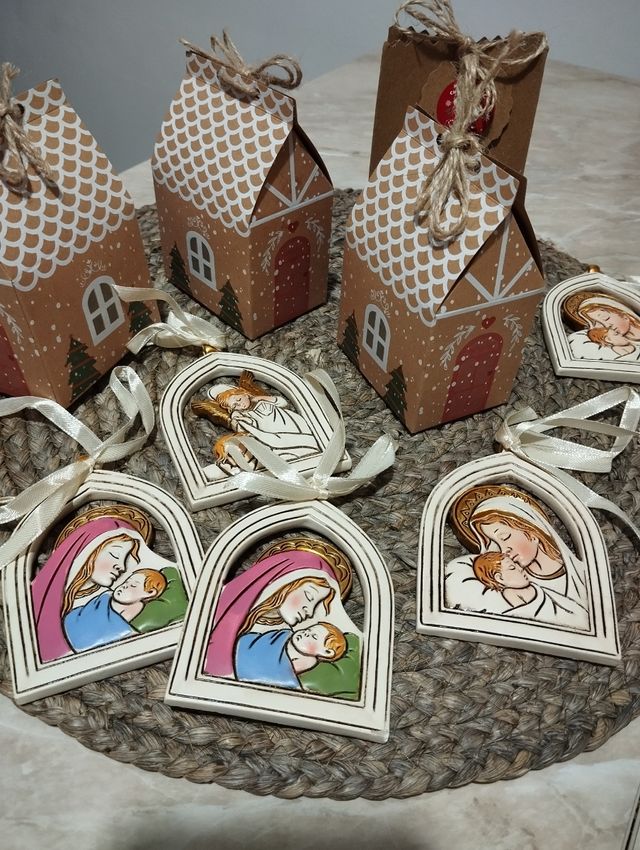 Regali natale scuola natività Gesù decorazioni