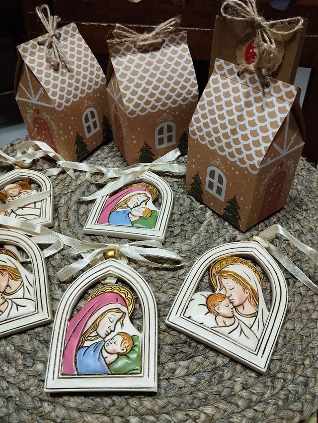 Regali natale scuola natività Gesù decorazioni