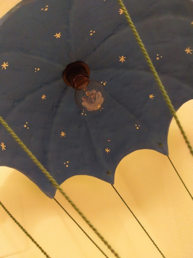 Lampara Pollo en Paracaidas