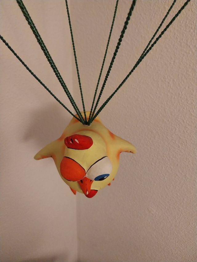 Lampara Pollo en Paracaidas