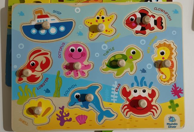 Puzzles rompecabezas de madera