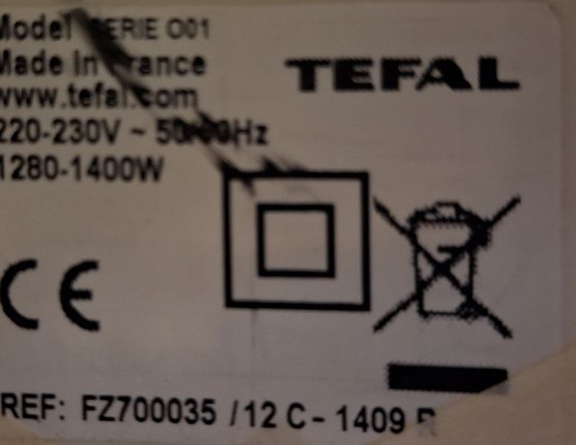 Freidora Aire Tefal Actifry FZ700035