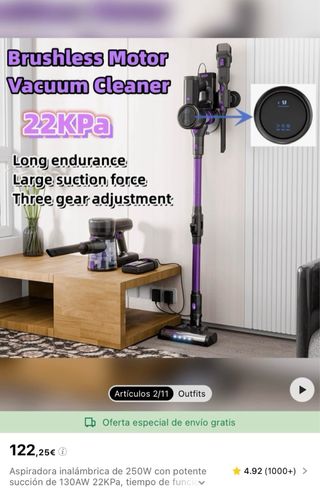 Aspiradora similar a la DAYSON NUEVA