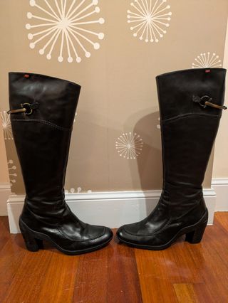 Bota piel tacón PATRICIA N°36