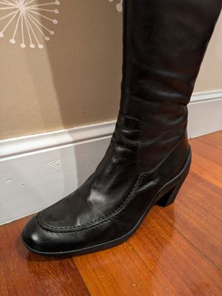 Bota piel tacón PATRICIA N°36
