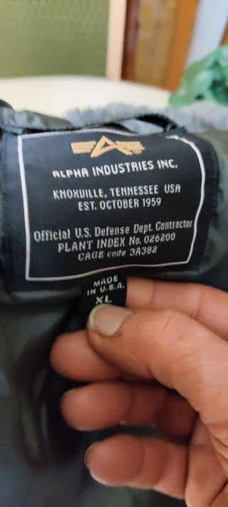 CHAQUETA AVIADOR USA TALLA L