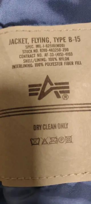 CHAQUETA AVIADOR USA TALLA L