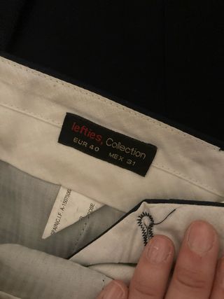 Traje azul marino zara lefties talla 40