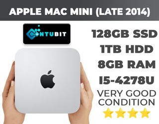 Apple Mac Mini 2014 i5 4278U 8GB 128GB SSD + 1TB A