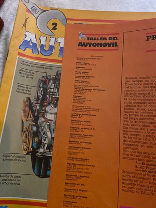 Antiguas Revistas Taller Del Automóvil De 1984