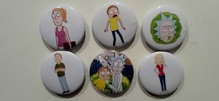 Rick y Morty chapas